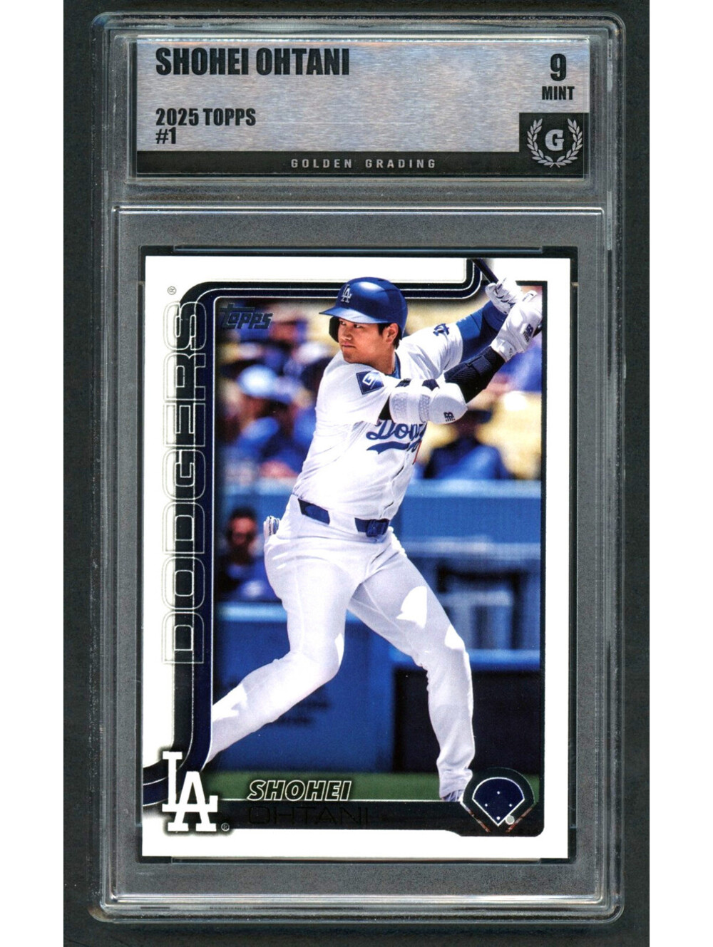 2025 Topps Series 1 SHOHEI OHTANI Los Angeles Dodgers #1  Graded Mint 9